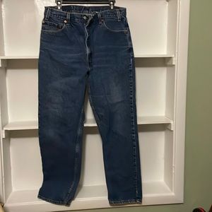 Levi’s 505 Regular Fit Straight Leg Men’s 36 x 30 Jeans Great Condition Red Tab